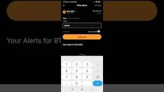Как настроить оповещения о ценах в мобильном приложении Bybit (Как добавить уведомления в приложе...