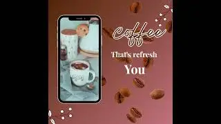 Coffee Commercial Design Idea in Canva#CanvaDesign #CoffeeAd #CommercialDesign #DesignsByPremaya