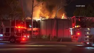 Fire Scorches Aerospace Manufacturing Business | Irvine, CA