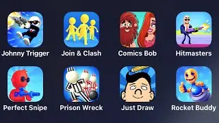 Johnny Trigger, Join & Clash, Comics Bob, Hitmasters, Perfect Snipe, Prison Wreck, Just Draw