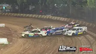 Modified Sedans: Darren Baldwin Rollover - Kingaroy Speedway