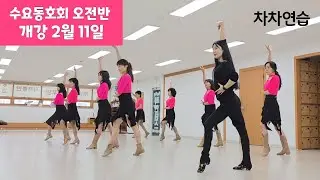 수요동호회 오전반 개강 (2026년 2월 11일) 제이제이라인댄스 / 라인댄스배우는곳 / 라틴댄스 / 차차연습 