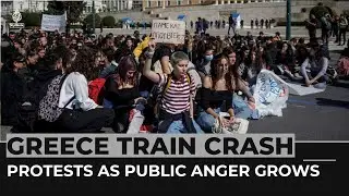 Greece train crash: Public anger grows as death toll rises