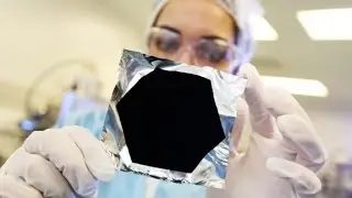 Watch all light disappear into this material