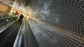Light Installation on Moving Way