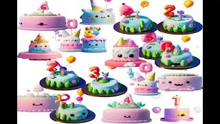 Graphic of Birthday Cakes Sublimation-10 | PNG Images For Editing | Ai Bundle