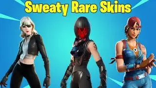 MOST SWEATY RARE SKINS IN FORTNITE CHAPTER 2 SEASON 4! (TRYHARD FORTNITE SKINS)