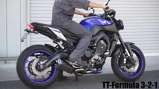 MT-09(17-) OVER Racing TT-Formula /TT-Formula RS フルチタン フルエキゾーストマフラー