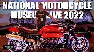 National Motorcycle Museum open day 2022 featuring Allen Millyard, Brian Crighton & his CR700W