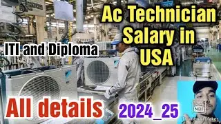 ITI and Diploma Ac technician job in USA, Salary,Visa Requirements,and More