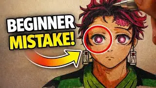 How to Draw Tanjiro Like a Pro | Step-by-Step Anime Drawing Tutorial 👀