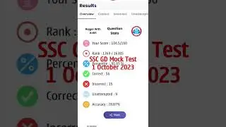 SSC GD Mock Test Analysis Ankit bhati #rwa #sscgd2023 #sscgdmocktest