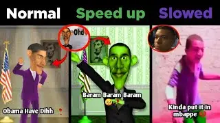 Obama Have Dihh Memes Normal vs Sped up vs Slowed 🥀💔