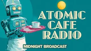 Midnight Jazz for Sleep & Study ☕ 1950s Lounge Instrumentals | Atomic Caf&eacute; Radio &bull; Relaxing Music