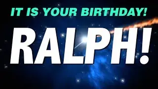 HAPPY BIRTHDAY RALPH! This is your gift.