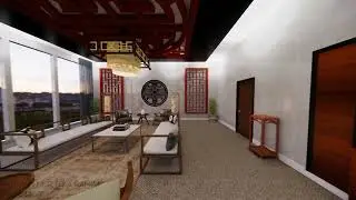 DTR205 ADVANCED COMPUTER (3D ENSCAPE ANIMATION WITH MODERN CHINESE CONCEPT)