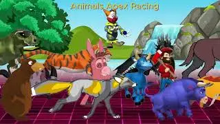 WILD ANIMALS GO CRAZY IN 3D RACING CHAOS!1 Part 213
