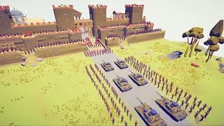 CAN SPECIAL FORCE TEAM CAPTURE MEDIEVAL FORT? - Totally Accurate Battle Simulator TABS