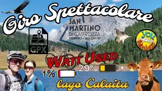 ‼️GIRO SPETTACOLARE‼️facile anello di 66km in e-Bike 🐿 da Imer a San Martino🌲 With Watt Test Used 🪫🔋