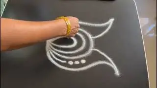 Easy and beautiful rangoli 🥰