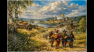 Капли на паутинках или в ожидании скоморохов  -- (Suno.AI на слова и промпт Миши Мазеля)