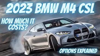 2023 BMW M4 CSL Cost and Options Breakdown!