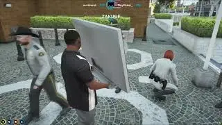 Clayvon hits cop with TV