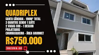 (VENDIDA) VOCÊ MORARIA NESSA CASA Triplex no BAIRRO SANTA CÂNDIDA em Curitiba! CERTEZA! 🤑