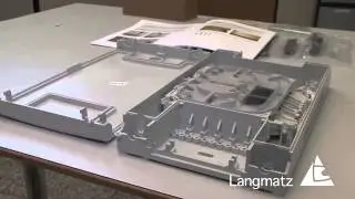 Langmatz GmbH, optical fibre distribution and termination device (Gf-AP) installation