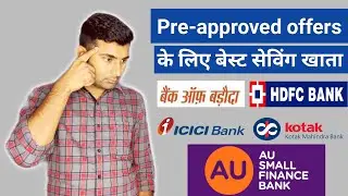 Best savings account for pre-approved credit card & loan offers