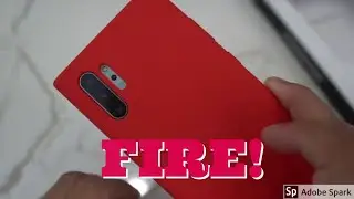 Samsung Galaxy Note 10+ | Red Silicone Case