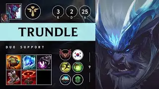 Trundle Support vs Pantheon - KR Grandmaster Patch 25.13