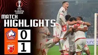 Lille vs Crvena zvezda | 0-1 | Highlights | UEFA Europa League 2025/26 | lille crvena zvezda