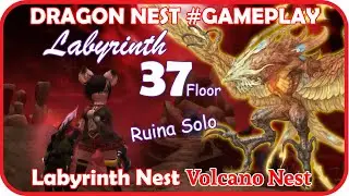 [Dragon Nest INA] #Gameplay - LB.37 Volcano Nest, Ruina Solo /with Nerwin