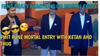 Mortal ,8bit Thug, K18 gaming entry in PMIT Pune finals as casters.. Public crazy reaction