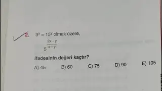 ÖĞRETİCİ İKİ LOGARİTMA SORUSU gelsin 👌