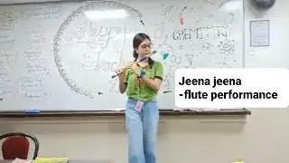 Jeena Jeena || Flute cover || Performance || Allen || NEET 2025