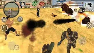 THE FUGITIVE ; Gangster crime #18 rope hero vice town ( by Naxeex LLC ) Android GTA Gameplay