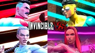 Invincible VS Alpha - All Ultimate Attacks (4K 60FPS)