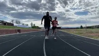 Bryce Valley High School track visit