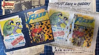 Golden Age Comic Conservation, Flash Comics No. 78. Part 4 Dry Cleaning and Cover Bleaching