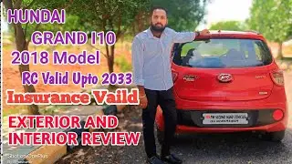 HUNDAI GRAND i10 SPORTZ 1.2D 2018 MODEL RC VAILD UPTO 2033 EXTERIOR INTERIOR REVIEW...