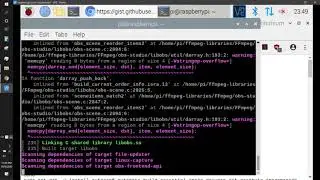 Install OBS on RPi
