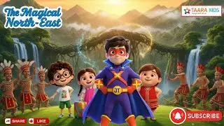 Ep. 09-The Magical North-East 🏞️ | Taara Kids Adventure |Jazy Taara's भारत भ्रमण Series | Jazy Taara
