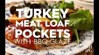 Turkey Meat Loaf Pockets with Peach Barbecue Glaze | Cooking: How-To | Better Homes & Gardens