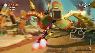CTR: NF | Time Trial com N.Tropy em Megamix Mania | Grand Prix: Rustland