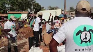 7,5 toneladas de lixo fora das costas da Guiné Bissau