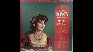 Puccini Tosca Highlights/Maria Callas/C. Bergonzi/T. Gobbi /Georges Pr&ecirc;tre Conducting Puccini (1965)