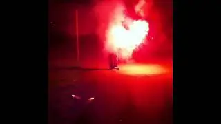 Seenotfackel Rot
