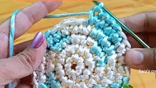 crochet round rugs with spiral  pattern for beginners  /   home decor ideas